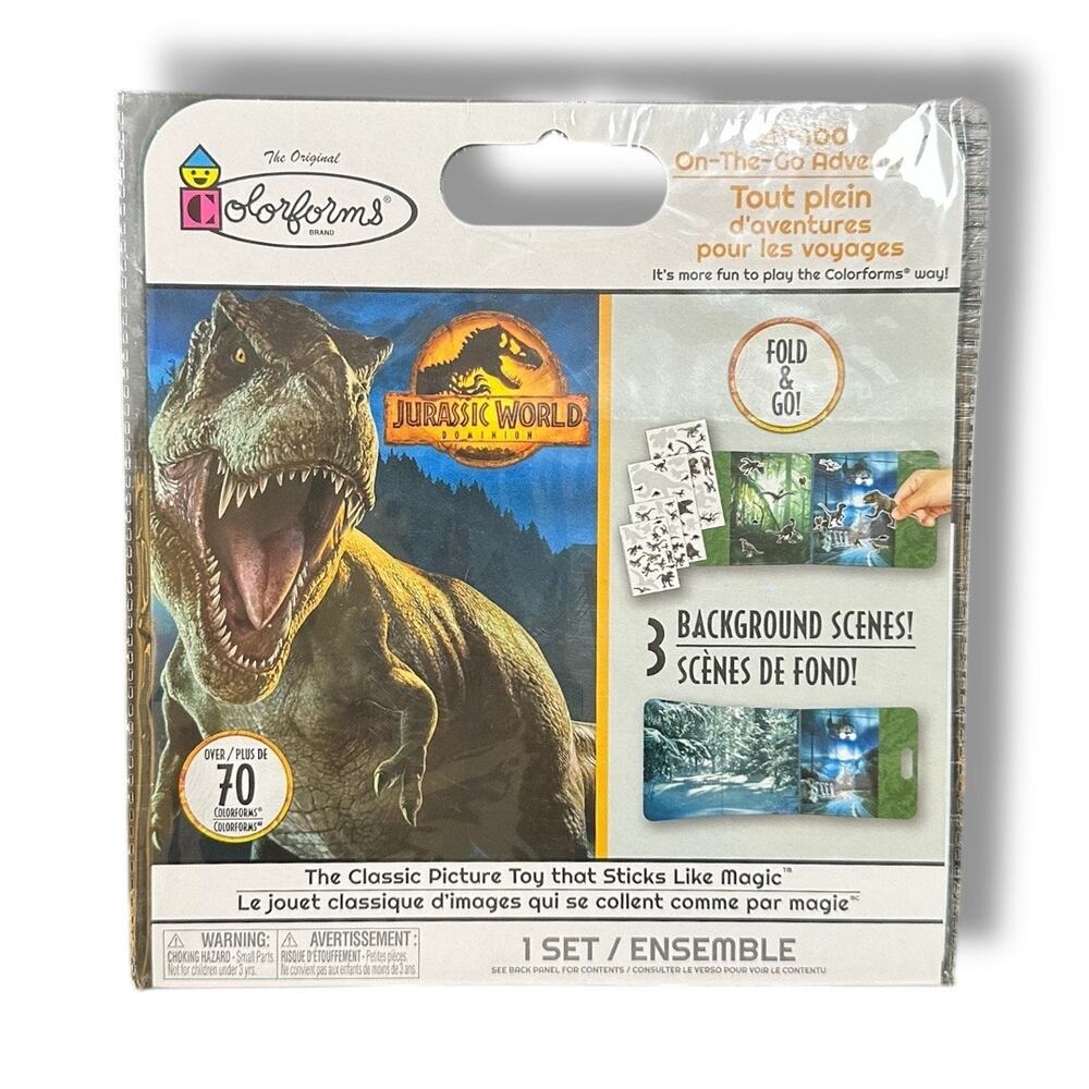 2022 Colorforms Jurassic World Dominion Adventure Set